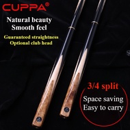 CUPPA Snooker Cue 3/4 Pool Cue British Black 8-Ball Cue Set 9.5mm/10mm/11mm Pool Cue