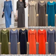 Casual Muslimah Long Sleeve Long Dress Jubah Cotton Borong Murah