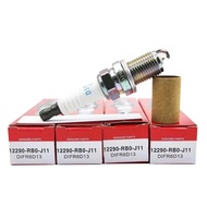4/6PCS 12290-RB0-J11 DIFR6D13 Iridium Spark Plug For Honda CRZ 2012-2014 2016 1.5L L4 12290 RB0 J11 