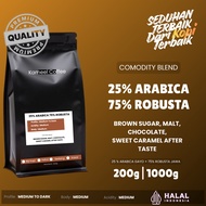 kopi 25% Arabica 75% robusta Commercial Espresso Blend