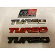 Turbo GR Sport TURBO Emblem Metal Emblem Logo Sticker GR SPORT Toyota Emblem ATIVA Nissan Passo Sett