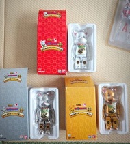 BE@RBRICK Bearbrick 超合金 200% 招財貓 白 金 銀 初