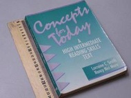 《Concepts for Today-a high intermediate reading skills text》ISBN:0838434363│Heinle &amp; Heinle 【老樹屋書店】二手書.舊書