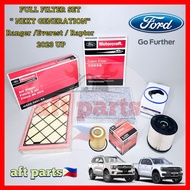 Next Gen FULL FILTER SET Ford Ranger Oil Everest Fuel Raptor Cabin Air Filter 2023  Next Generation