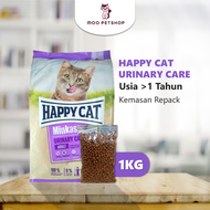 Makanan Kucing HappyCat Urinary Care | Minkas Urinary Care kemasan 1kg Repack |