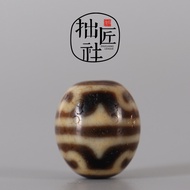 Tibetan Tiger Tooth Lotus Dzi Beads Tibetan Dzi Beads Genuine Wenwan Buddhist Beads Bracelet Necklac