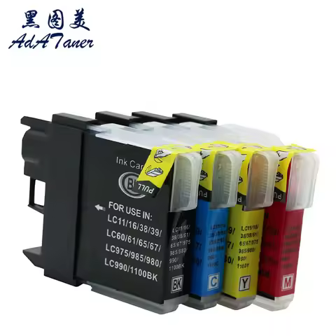 LC11 LC16 LC61 LC60 LC65 LC38 980 1100 LC-985 Compatible InkJet Ink Cartridge For Brother DCP-145C 1