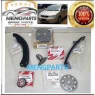 TOYOTA ALTIS ZZE121,122,ZZE141,142,WISH ZNE10 &ALL 1ZZFE,3ZZFE  * 6 ITEM * TIMING CHAIN KIT SET
