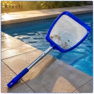 Eigell Swimming Pool Debris Rake Lightweight Pool Debris Skimmer Quick Connect Fine Mesh Skimmer Net