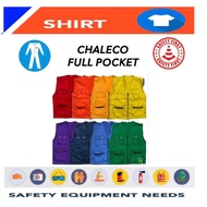 Chaleco Vest Full Pocket Multiple Pocket For Toda Barangay Tanod Chaleco Rescue