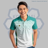 Jersey Sublimation IIUM Microfibre White Turquoise Custom