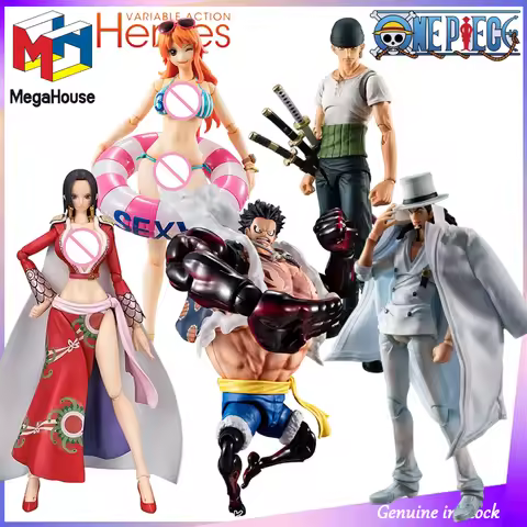 Mega House Genuine Finished Product Movable Model VAH One Piece Series Nami Boa Hancock Roronoa Zoro