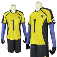 HOLOUN Blue Lock Jersey Cosplay Costume GAGAMARU Anime Football Soccer Uniform Halloween gift