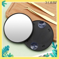YOHII Makeup Mirror, With Suction Cup 5x/10x/15x Magnification Mirror, Round Blackhead Magnifying Mi