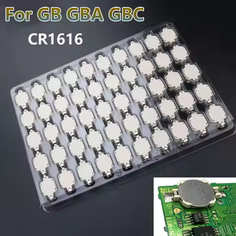 10-100pcs cr1616 battery holder for Gameboy Gbc GBA GB game card battery holder for Nintendo Gameboy