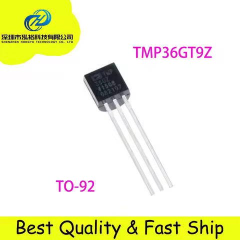 1 - 10 Pieces/Lots TMP36GT9Z TMP36GZ TMP36 SENSOR ANALOG -40C-125C TO92-3 TO-92 Temperature Sensing 