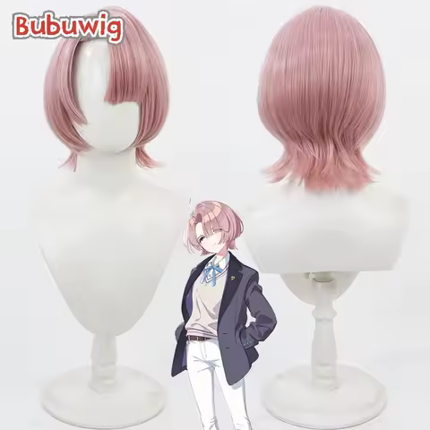 Bubuwig Synthetic Hair Arimura Mao Cosplay Wigs Project Imas Gakuen Idolmaster Arimura Mao 30cm Shor