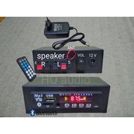 AMPLI MINI MP3 BLUETOOTH USB FM AMPLIFIER PAM8610 PLUS ADAPTOR