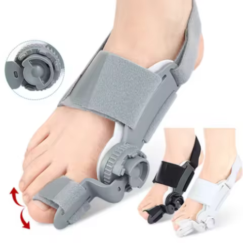 Bunion Corrector Foot Hallux Valgus Braces Rotatable Toe Separator Straightener Adjustable Pedicure