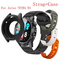 Aolon TETRA R4 Smart Watch Cover Screen Case Bumper Accessories For Aolon TETRA R4 Smartwatch Strap 