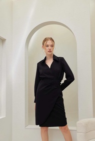 kade.bkk | เดรส รุ่น Olivia Dress เดรสคอปก แขนยาว (KAD35)