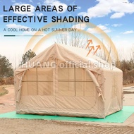 Ready stock 8m²  inflatable tent outdoor camping overnight rain-proof thick camping large field hut 