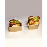 Sandwich Box Kraft Matte 50's Tsukuba Egg Drop