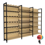 Adjustable Display Rack DIY Combination Rak Paparan Supermarket Convenience Store Accessories Statio