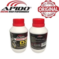 APIDO BRAKE FLUID OIL MINYAK BREK BRAKE APIDO DOT 3 300ML MOTORCYCLE BRAKE FLUID APIDO DOT 3 DOT3 EX