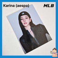 Karina (aespa) x MLB Official Photocard | Rare K-pop Card