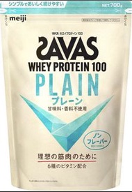 Meiji SAVAS 明治 無添加乳清蛋白 700g