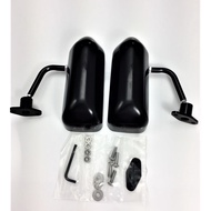 2pcs In A Set F1 Racing Car Modified Rearview Mirror ABS Black Matte Reaing Straw For Forester Evo 5