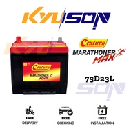 75D23L Century Marathoner Max Car Battery Bateri Kereta | Preve Inspira Estima Vellfire Alphard Mazd