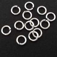 Silver plated open jump rings split ring 4mm/5mm/6mm/8mm/10mm/12mm