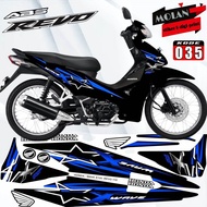 Decal Sticker Striping Variasi Revo Absolute 110 2010-2013 / Revo 110 / Revo Abs / Absolute Revo 110