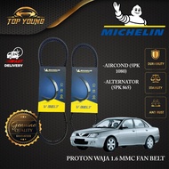 MICHELIN PROTON WAJA 1.6 MMC FAN BELT 5PK 865 ALTERNATOR 5PK 1080 AIRCOND V-BELT