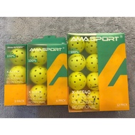 Amasport X-ace40 Pickleball competition balls [Box of 3,6,9,12 balls] [Genuine products]