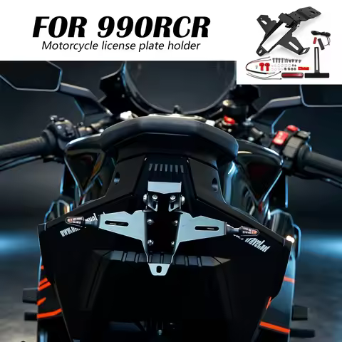 For KTM 990 RC R 2026 990RCR 990RC R 2026 License Plate Holder Mounting Bracket Motorcycle Rear Tail
