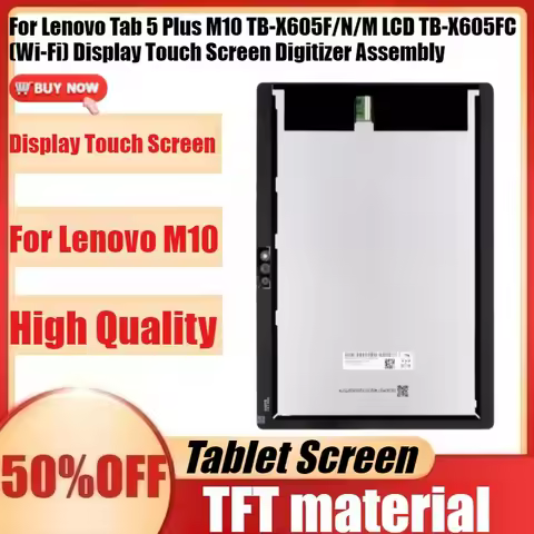 New For Lenovo Tab 5 Plus M10 TB-X605F/N/M LCD TB-X605FC (Wi-Fi) Display Touch Screen Digitizer Asse