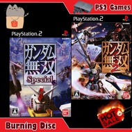 💥 Ready Stock 💥 Gundam Musou 2 / Gundam Musou Special PS2 Games ~~~ BurnDisc DVD CD