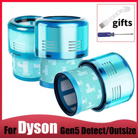 For Dyson Gen5 Detect / Outsize Vacuum Cleaner Rear Filter Replacement Parts, Washable & Reusable Ac