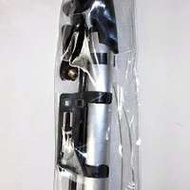 100%全新單車 打氣筒 鋁合金制, 便攜式氣泵, 手泵, 附氣針及單車掛架!