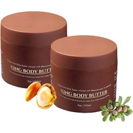 2 pièces CrownedSkin King Body Butter For Men, 150ml Hydratant Corporel Parfumé Pour Homme, Beurre C