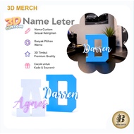 3D Name Letter Custom | Table Name Display | 3D Name Decoration