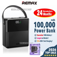 REMAX 100000mAh Power Bank 100k Powerbank Charger USB Type C Usb C Camping Large Besar Huge FP1 Orig