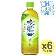 可口可樂 - 綾鷹 綠茶 650ml x 6 expiry 2024/10
