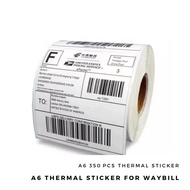350pcs Thermal Sticker A6 Size Airway Bill Paper Roll Sticker Thermal Label AWB Consignment Note