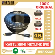 HDMI FO Fiber Optic Cable 2.0 4K 15m 20m 25m 30m 40m 50m 75m 100m NETLINE