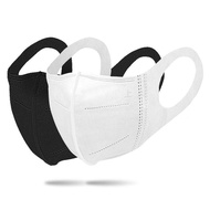 Fast Shipping fashion mask 50PCS 3d Adult Elastic Earband Mask 4D Black/White 3D Wide Earband Mask Z