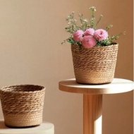 3pcs/1set Round Woven Storage Basket, Retro Rattan Decorative Organizer Baskets, Multipurpose Wicker